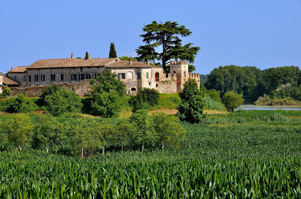 Vista panoramica di Castellaro Lagusello.